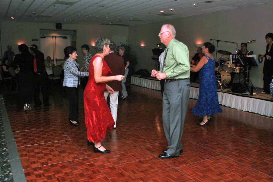 Post dinner dancing at the Starlighters Fall Semi-Formal  September 2012