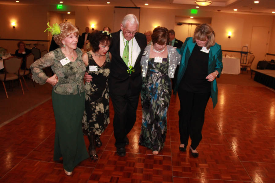 Celebrating St. Patrick;s Day with the Starlighters at Yorba Linda Country Club 3/18/2017