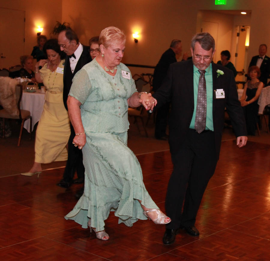 Celebrating St. Patrick;s Day with the Starlighters at Yorba Linda Country Club 3/18/2017