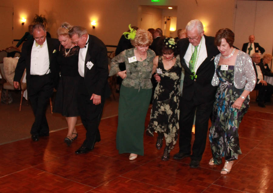 Celebrating St. Patrick;s Day with the Starlighters at Yorba Linda Country Club 3/18/2017