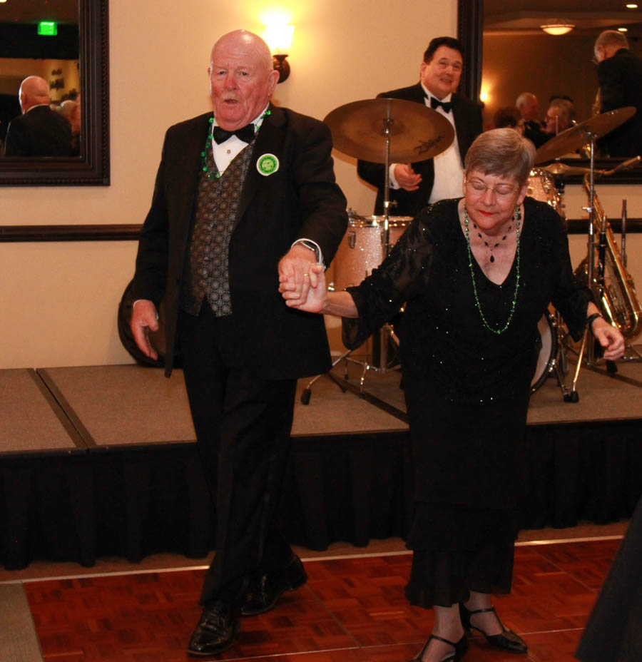 Celebrating St. Patrick;s Day with the Starlighters at Yorba Linda Country Club 3/18/2017