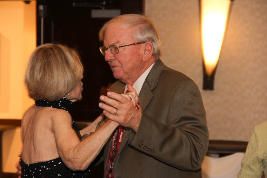 Dancing the night away with the Starlighters Winter Casual at the Marriott in Fullerton with Liz Holmes Retro Swing Band