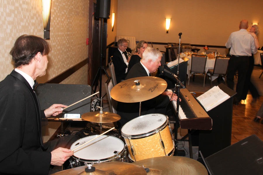 Dancing the night away with the Starlighters Winter Casual at the Marriott in Fullerton with Liz Holmes Retro Swing Band