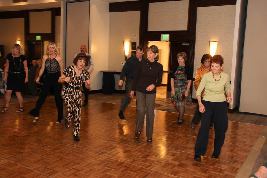 Dancing the night away with the Starlighters Winter Casual at the Marriott in Fullerton with Liz Holmes Retro Swing Band