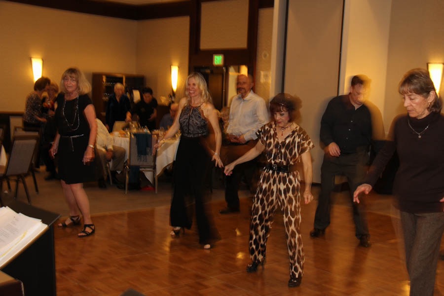 Dancing the night away with the Starlighters Winter Casual at the Marriott in Fullerton with Liz Holmes Retro Swing Band