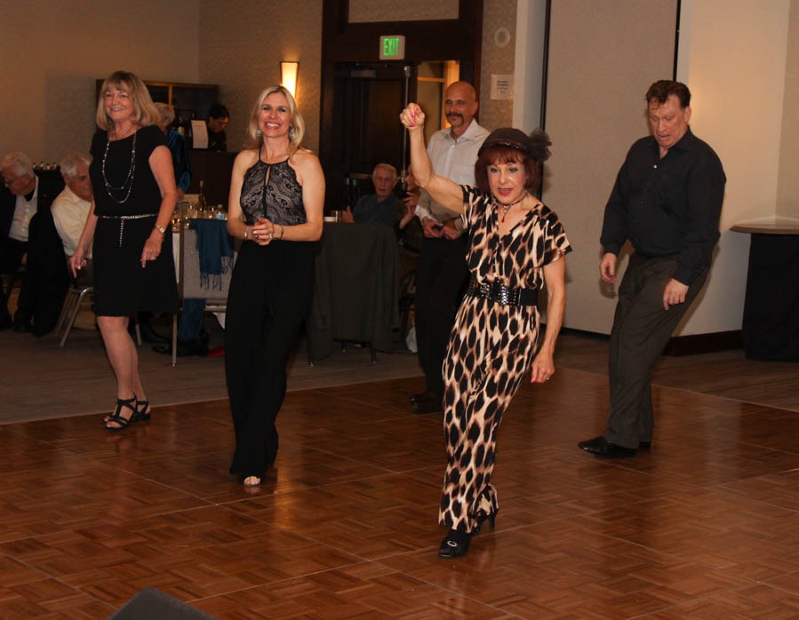 Dancing the night away with the Starlighters Winter Casual at the Marriott in Fullerton with Liz Holmes Retro Swing Band