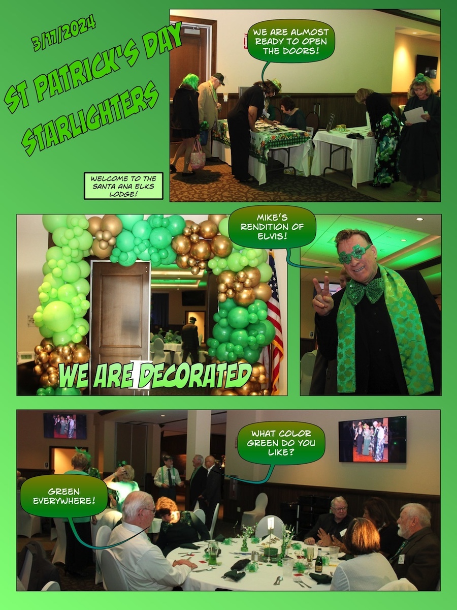 2024 Starlighter's St Patrick's Day Comics