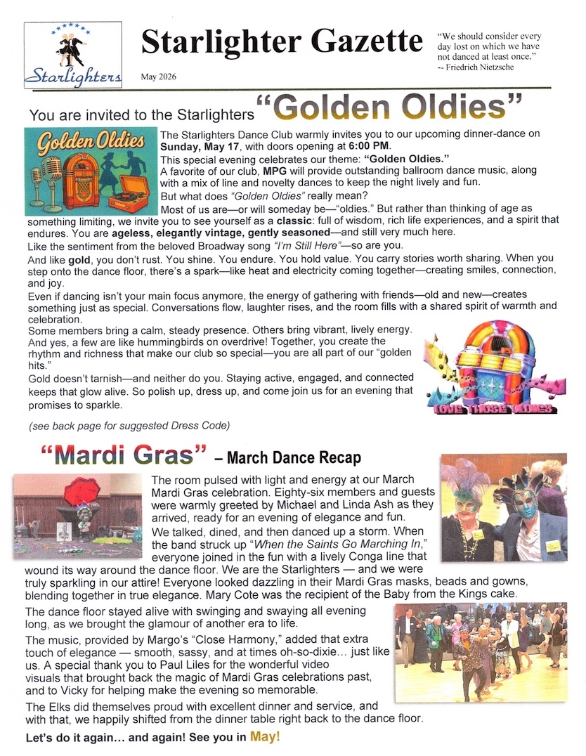 2026-05-17 Starlighters Golden Oldies