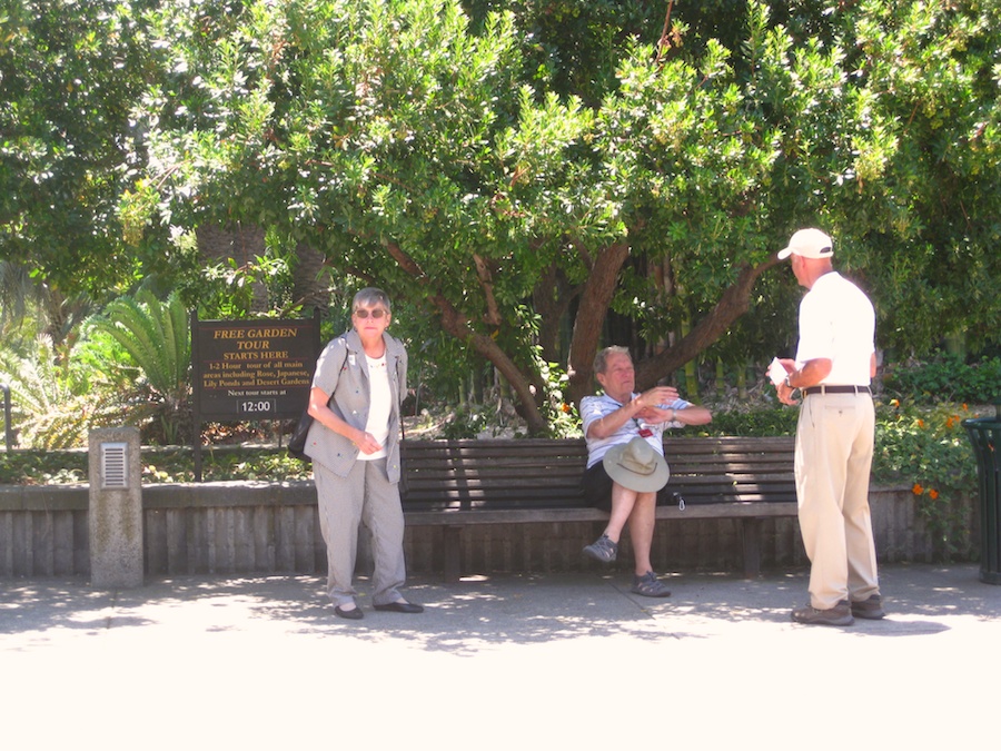 Arrival and a docent tour