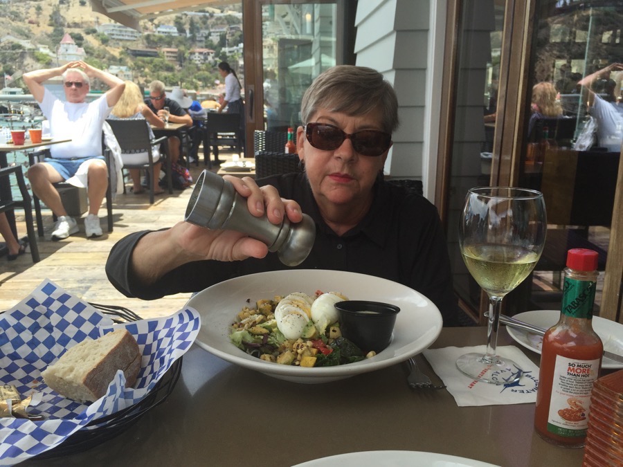 Avalon Catalina to celebrate Sue's birthday 7/10/2015