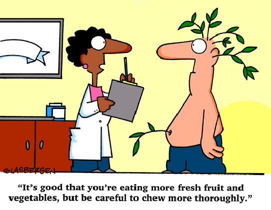 Vegetarian cartoon