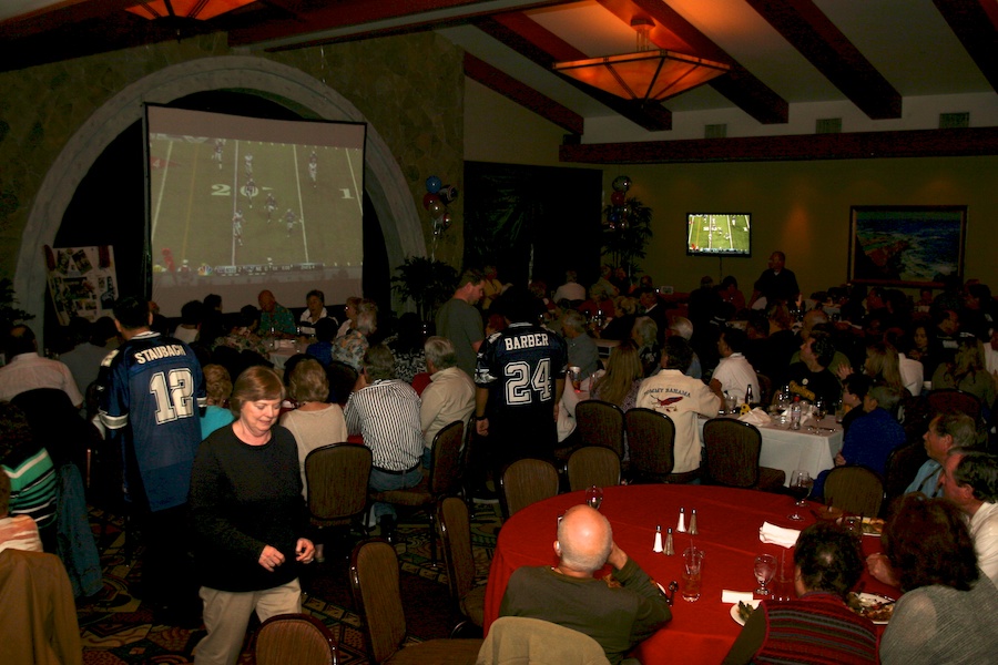 Superbowl Sunday 2012 at Old Ranch Country Club