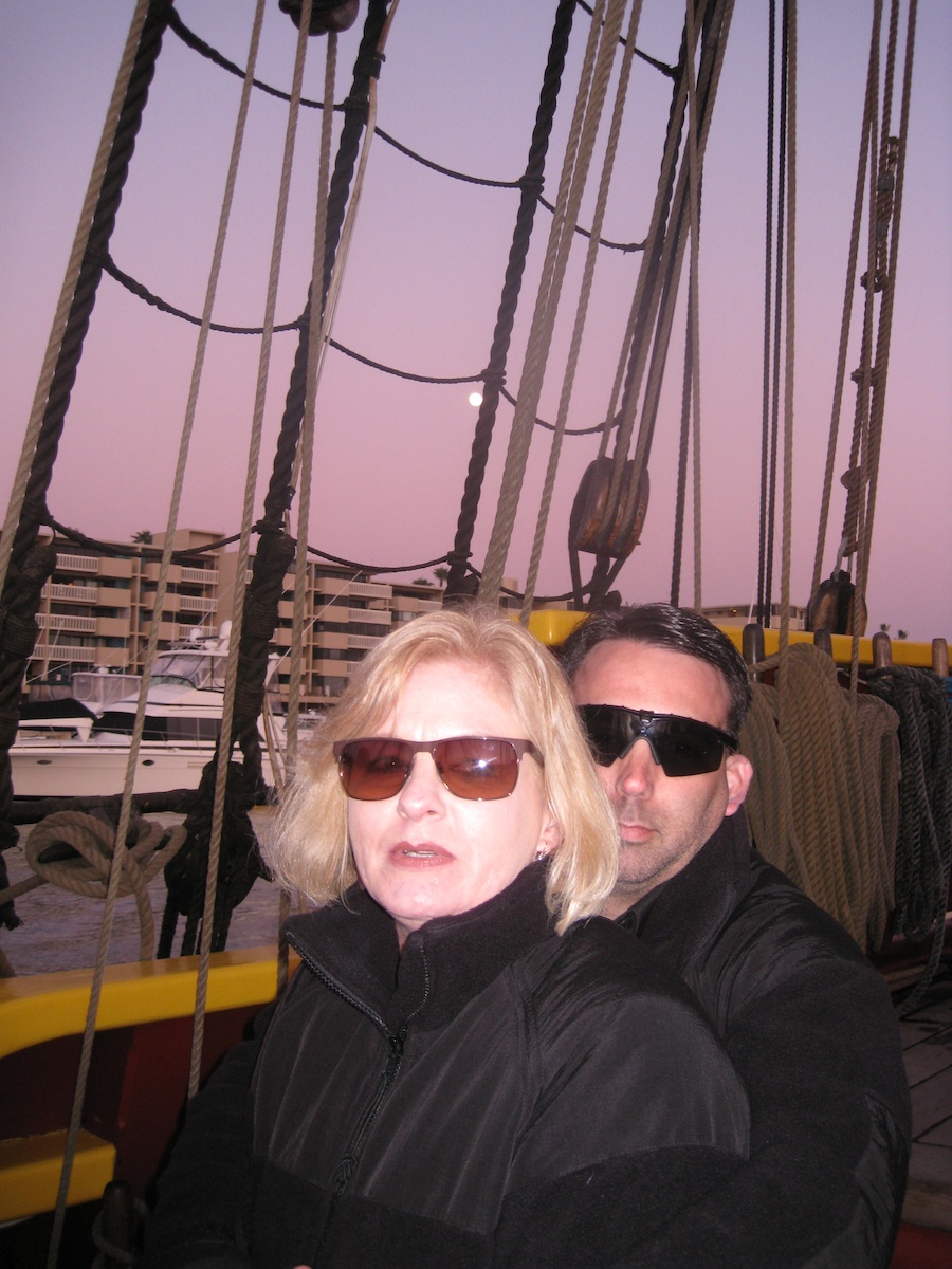 January 2010 battle sail in Newport Harbor with the Chartiers