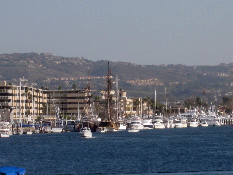 January 2010 battle sail in Newport Harbor with the Chartiers