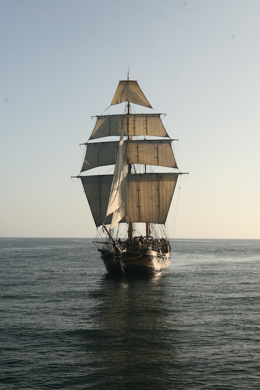 January 2010 battle sail in Newport Harbor with the Chartiers