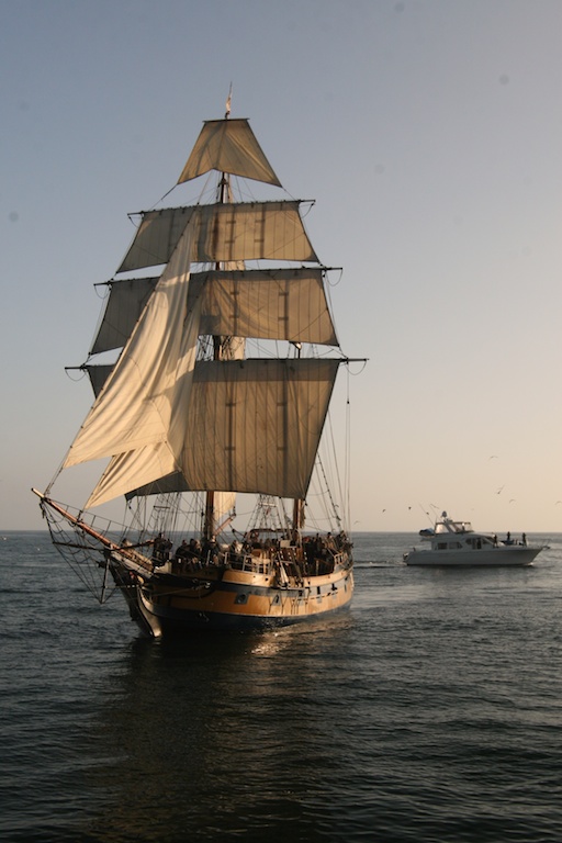 January 2010 battle sail in Newport Harbor with the Chartiers