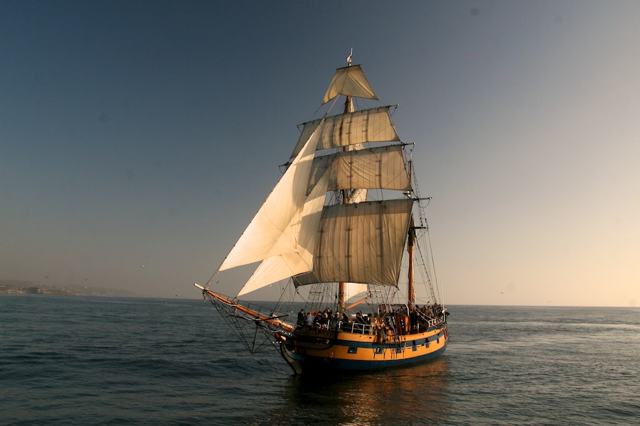 January 2010 battle sail in Newport Harbor with the Chartiers