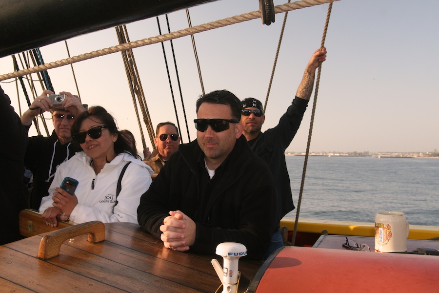 January 2010 battle sail in Newport Harbor with the Chartiers