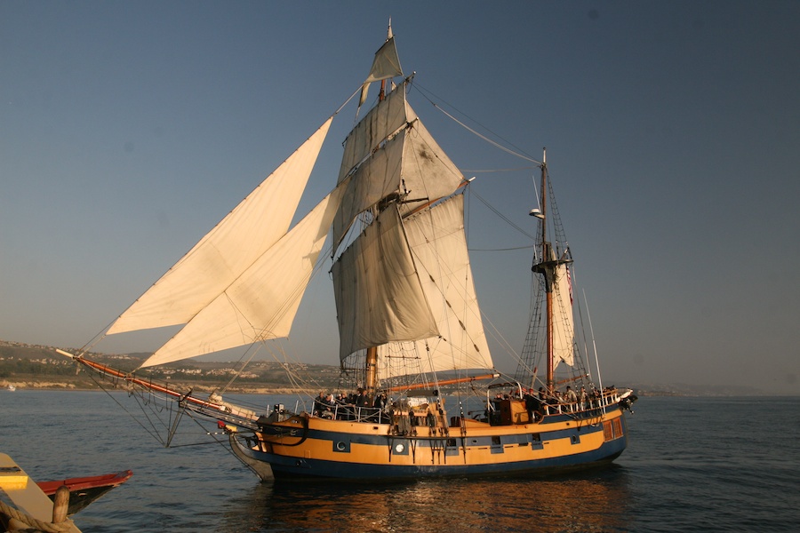 January 2010 battle sail in Newport Harbor with the Chartiers