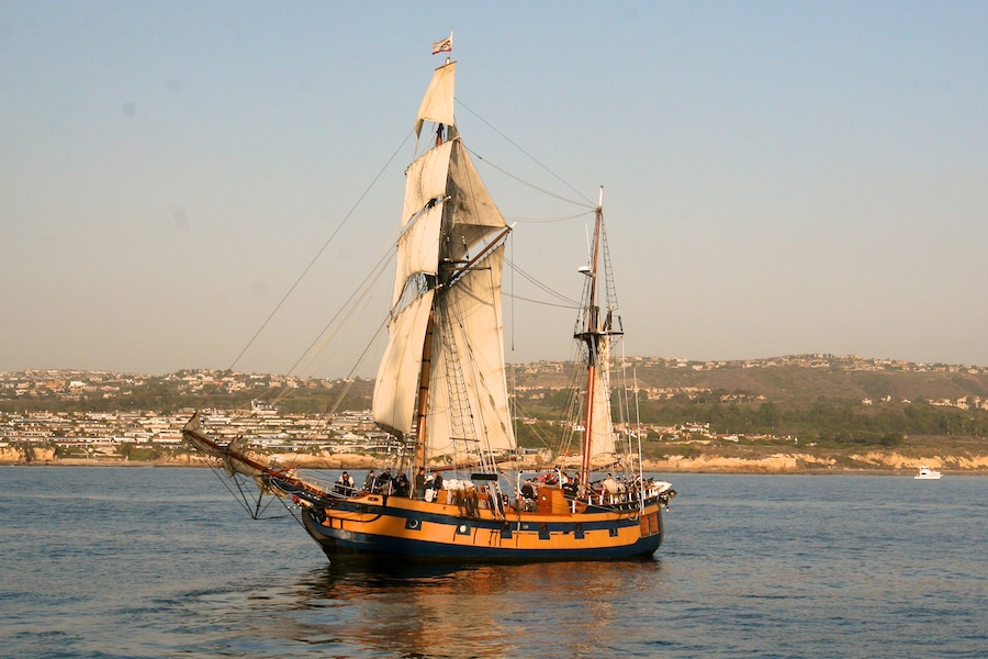 January 2010 battle sail in Newport Harbor with the Chartiers