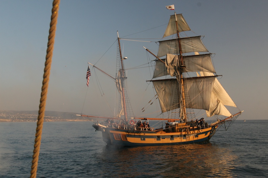 January 2010 battle sail in Newport Harbor with the Chartiers