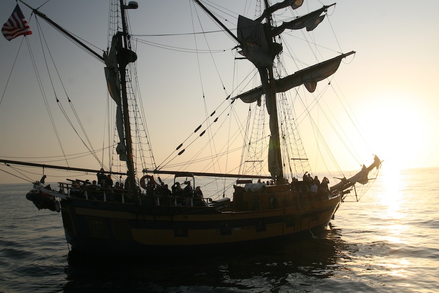 January 2010 battle sail in Newport Harbor with the Chartiers