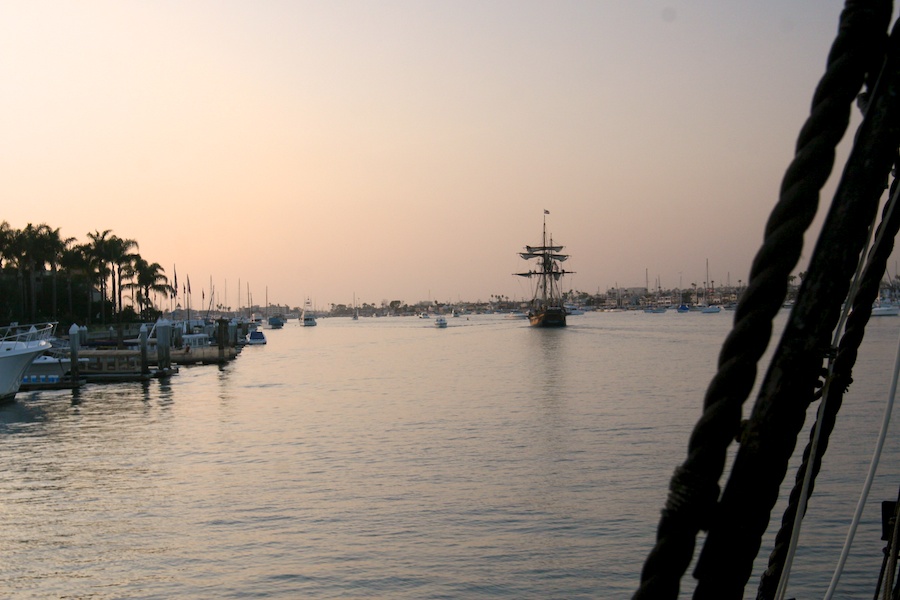 January 2010 battle sail in Newport Harbor with the Chartiers