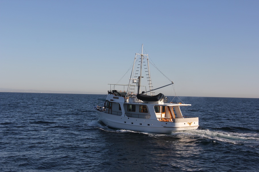 Sailing on San Pedro Bay December 2013