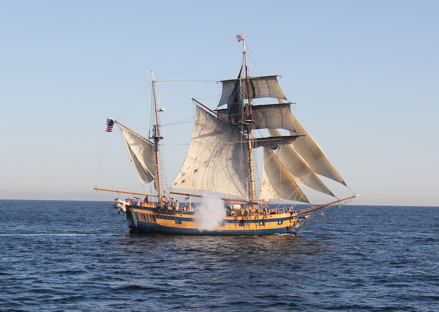 Sailing on San Pedro Bay December 2013