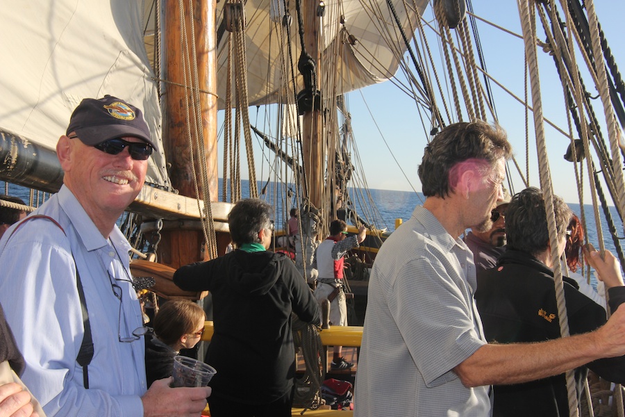 Sailing on San Pedro Bay December 2013