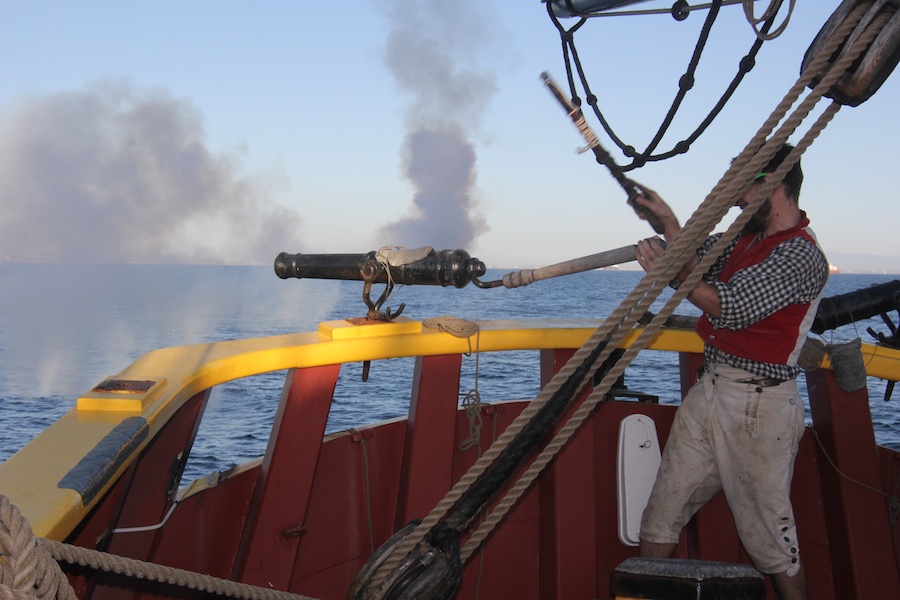 Sailing on San Pedro Bay December 2013