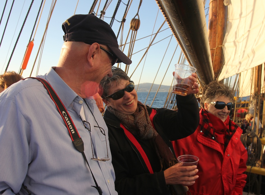 Sailing on San Pedro Bay December 2013