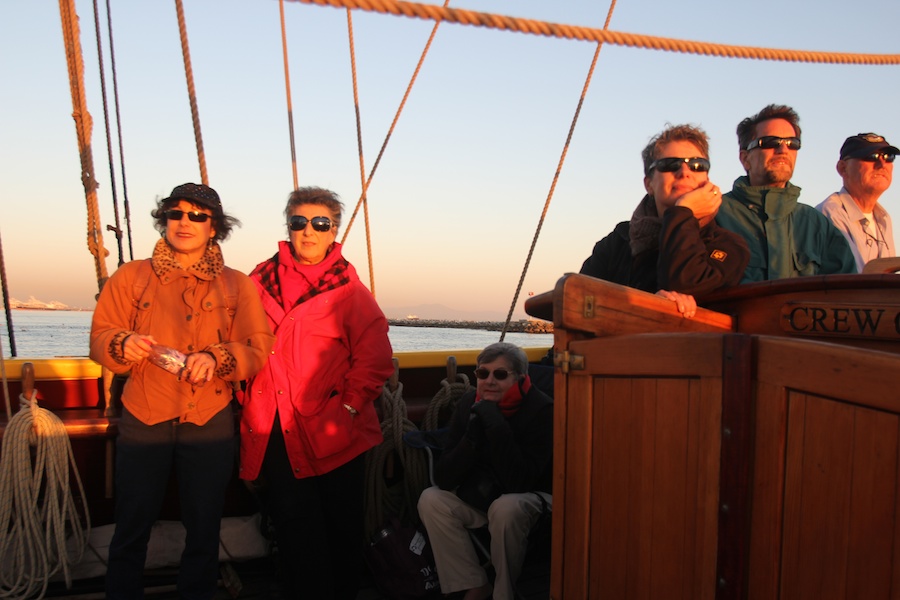 Sailing on San Pedro Bay December 2013