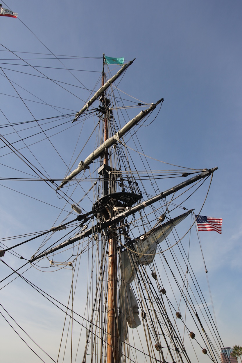 A battle sail in January 2013 on the tall ships