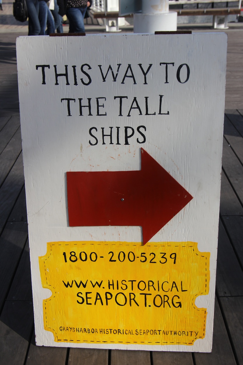 A battle sail in January 2013 on the tall ships