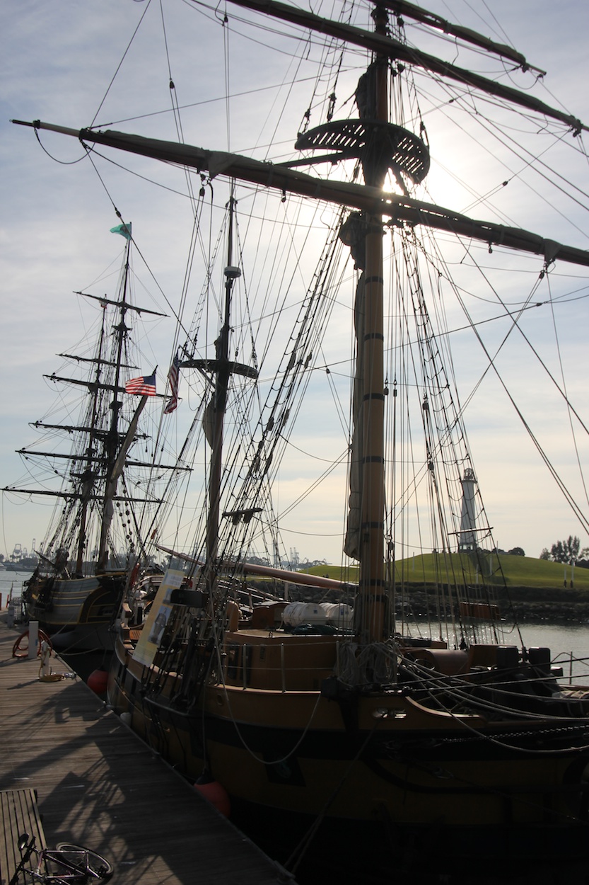 A battle sail in January 2013 on the tall ships