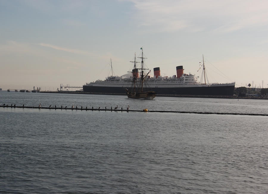 A battle sail in January 2013 on the tall ships