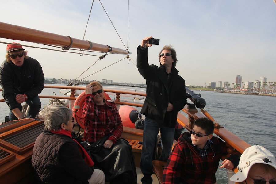 A battle sail in January 2013 on the tall ships