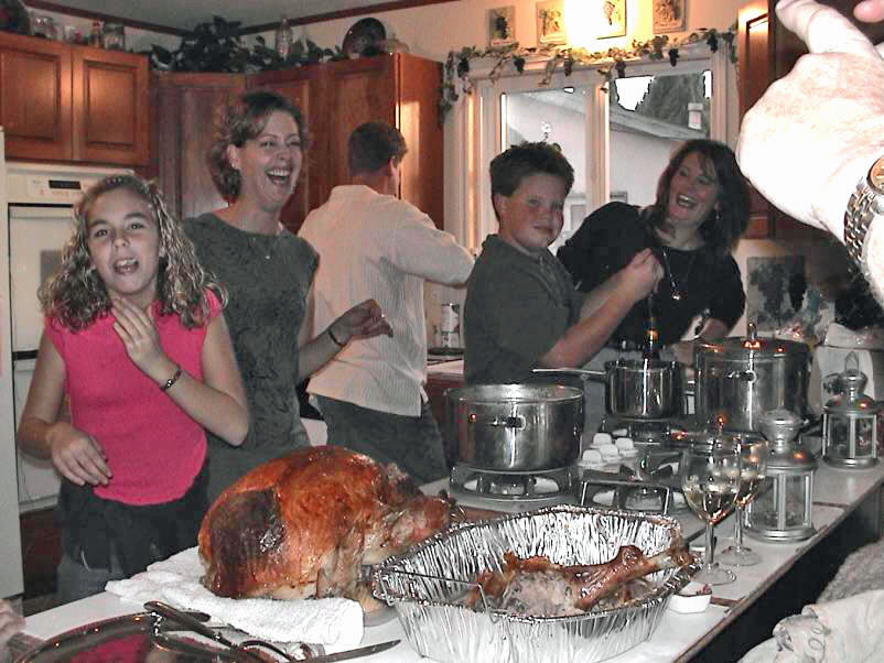 Thanksgiving at the Lind's November 2002