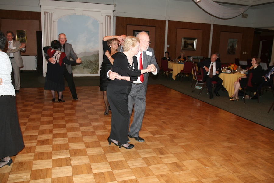 After dinner dancing with the Toppers January 2012