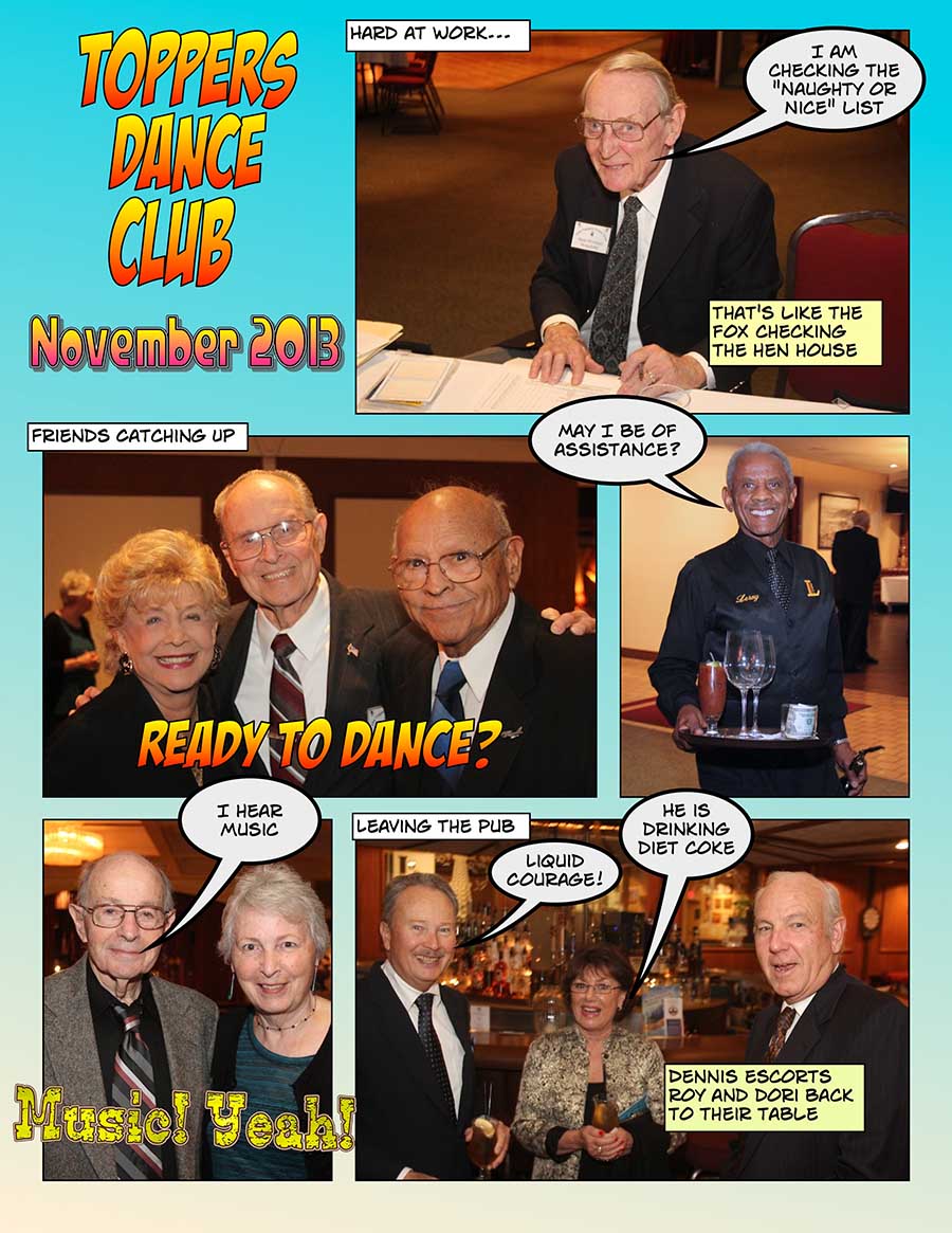 Comic time with the Toppers 11/15/2013