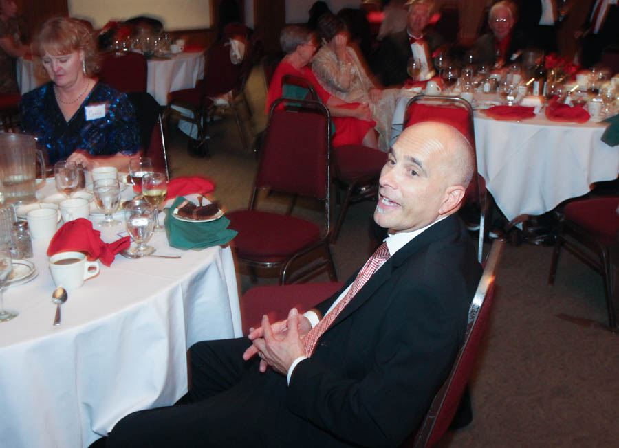 Dancing at the Mistletoe Ball with the Toppers December 2014