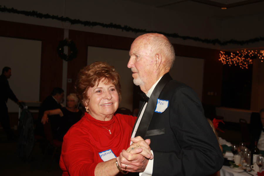 Dancing at the Mistletoe Ball with the Toppers December 2014