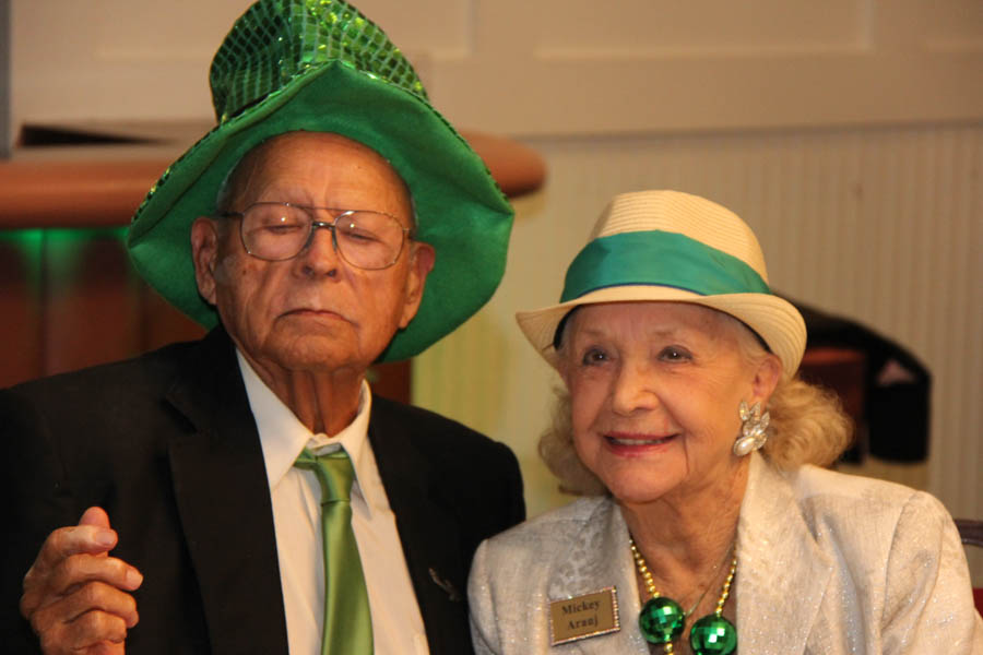 Celebrating St Patrick's Day March 17th 2017 at the Petroleum Club with the Topper's Dance Club