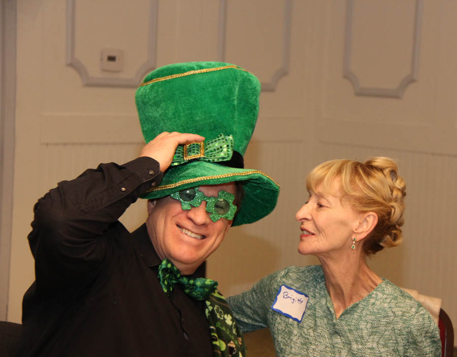 Celebrating St Patrick's Day March 17th 2017 at the Petroleum Club with the Topper's Dance Club