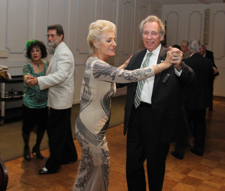 Post dinner dancing at the Topper's St. Patrick's Day dance 2018