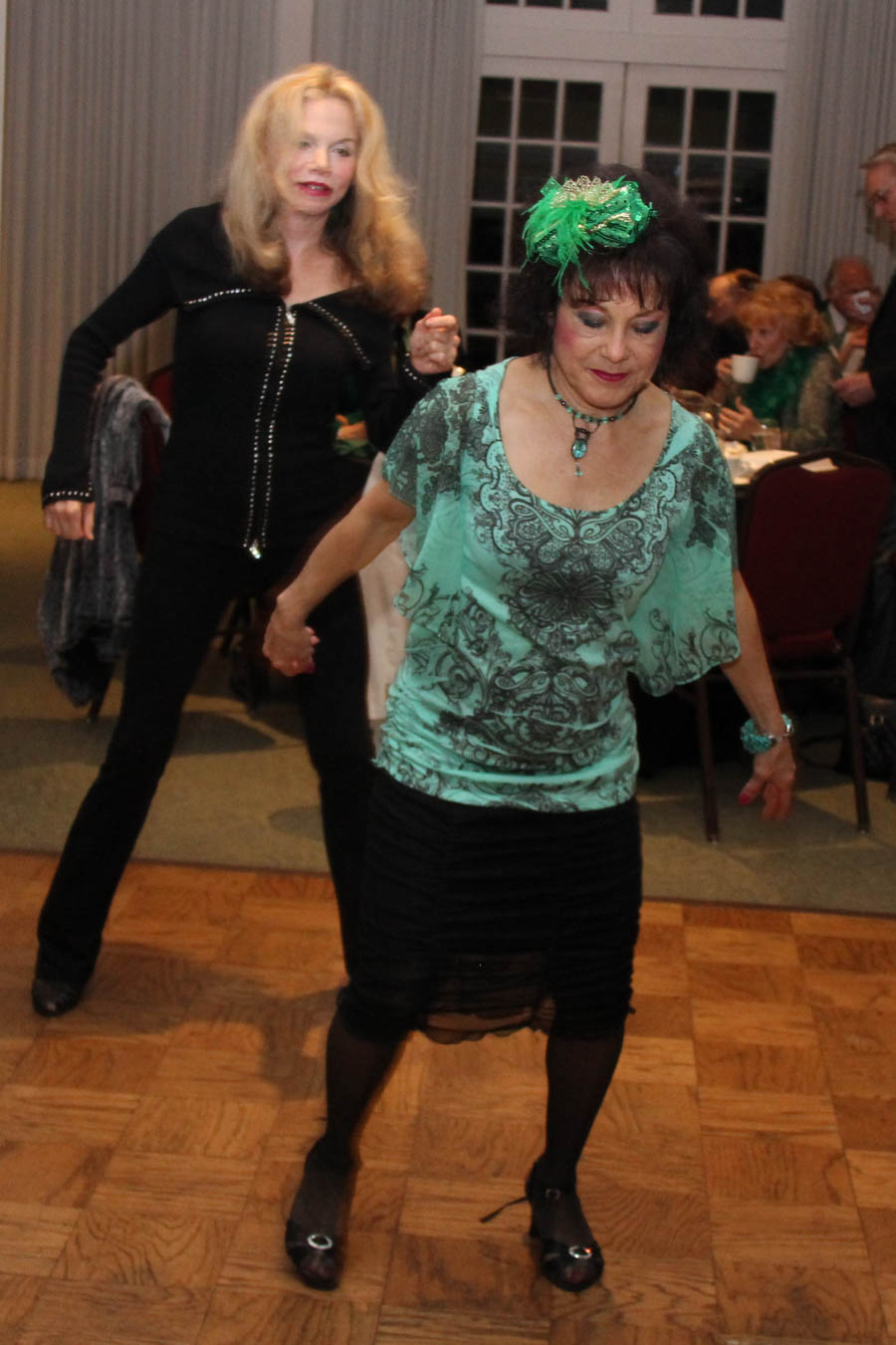 Post dinner dancing at the Topper's St. Patrick's Day dance 2018