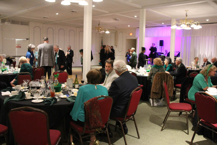 Post dinner dancing at the Topper's St. Patrick's Day dance 2018