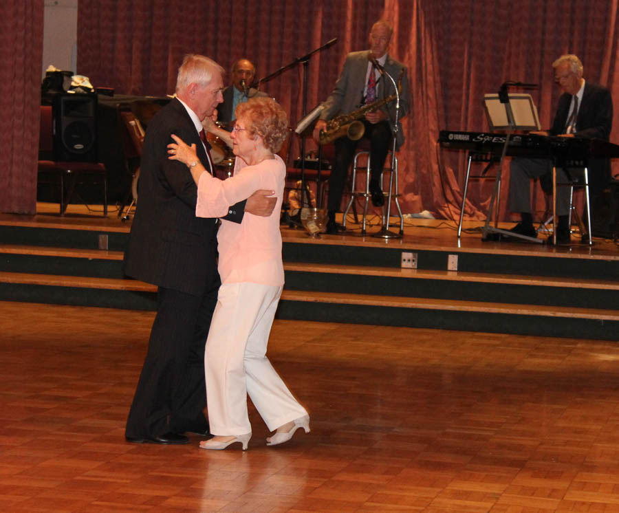 Post dinner dancing at the Topper's Dane Club, Petroleum Club, Long Beach California 11/16/2018