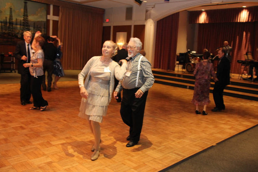 Post dinner dancing at the Topper's Dane Club, Petroleum Club, Long Beach California 11/16/2018